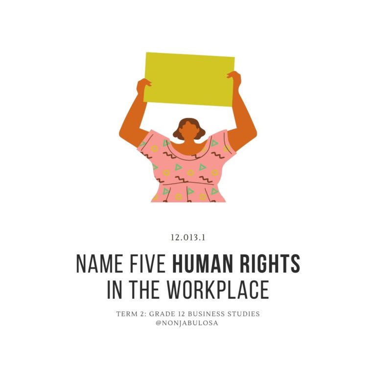 Human Rights and their Implication in the Workplace